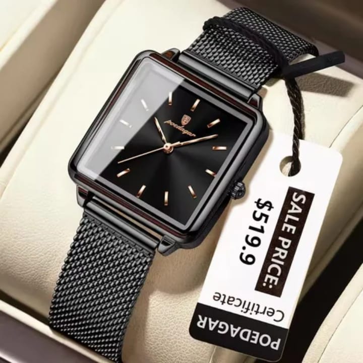 Poedagar 793 – Women's Square Fashion Quartz Watch
